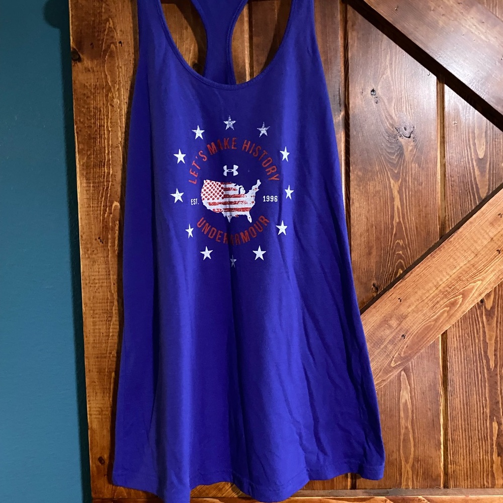 Under Armour Purple Graphic Tank Top